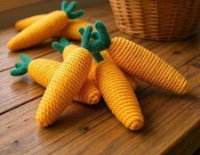 Small Cord Wrapped Carrots (Set of 6)