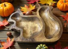 Squirrel Wood Tray