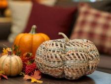 Multi Color Weaved Pumpkin-Small
