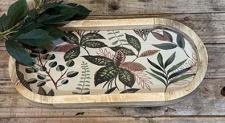 Botanical Oval Tray