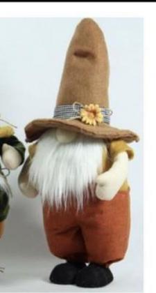 Fall Sunflower Scarecrow Gnome Boy 