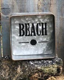 Beach Metal Box Hanger 