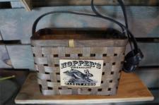Hopper's Hanging Basket with Leather Strap  