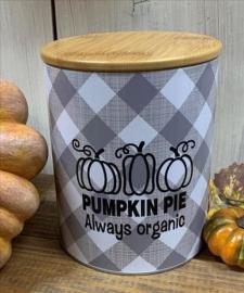 Pumpkin Pie Metal Container 