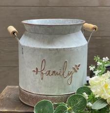 Family Milk Can With Handles 
