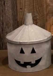 Metal Funnel Jack O Lantern Sm 