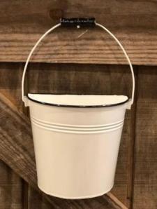 Black Rim Bucket Wall Hanger 