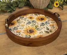 Sunflower Round Tray 