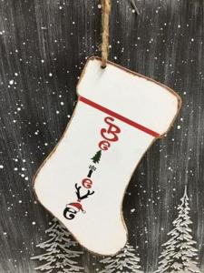 Believe Boot Ornament 