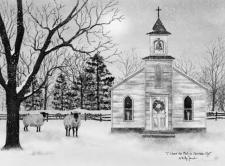 I Heard The Bells On Christmas Day (Black and White) 