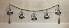 Red Truck Snow Globe Bead Garland 