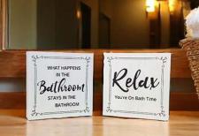 Bathroom/Relax Blocks (2 Assorted) Each