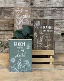 Botanical Blocks (3 Assorted) Each
