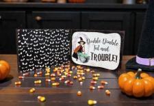 Double Double Toil & Trouble Hinged Block 