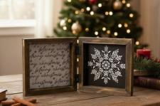 Snowflake Hinged Block