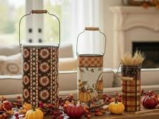 Multi Pattern Fall Buckets (Set of 3)