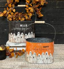 Ghost Oval Buckets (Set of 2)