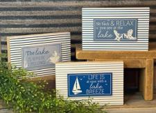 Belong/Breeze/Relax Lake Blocks (3 Assorted) 