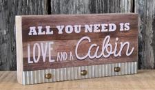 Love Cabin Sign 