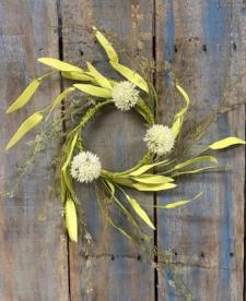 White Milkweed Candle Ring 