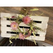 Wildflower with Zinnia Candle Ring 