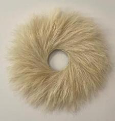 Tan Pampas Grass Wreath Small 