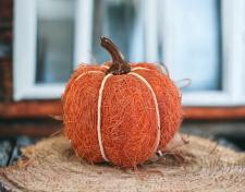 Rust Straw Texture Pumpkin 
