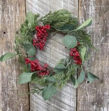 Eucalyptus Berry Candle Ring 