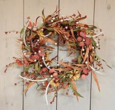 Dahlia Moonfire Wreath