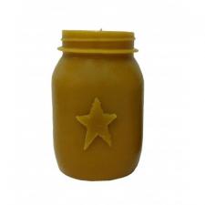 The Keeping Jar LED Candle Mustard 